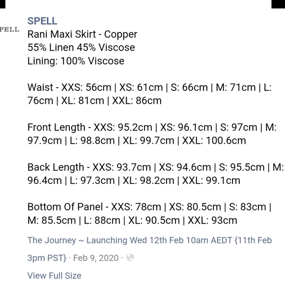 NWT Rani Maxi Skirt Size S - Picture 4 of 5